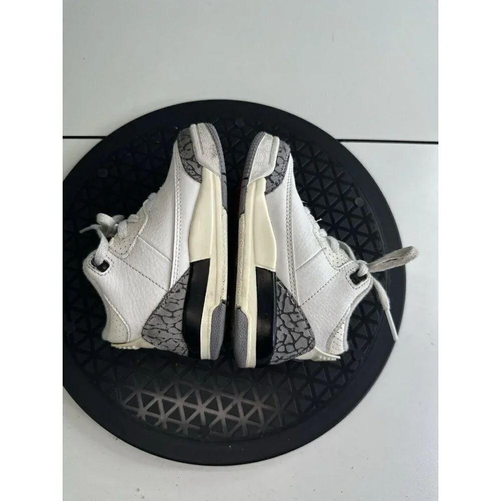Air Jordan 3 Retro White Cement Reimagined TD Shoe Size 7c DM0968-100
